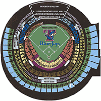 Map of Rogers Centre